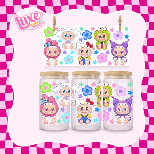 San/rio X Bubu | 16oz UV DTF Wrap | #1417