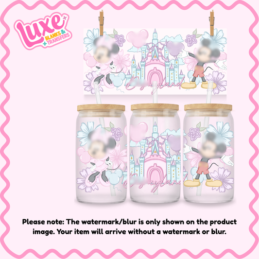 16oz UV DTF Wrap | Mouse Castle | #3664