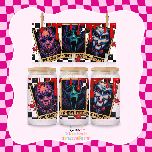 Horror Polaroid UV DTF Wrap (#524)