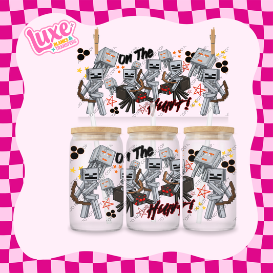 16oz UV DTF Wrap | On The Hunt Mine Game Kids | #1909