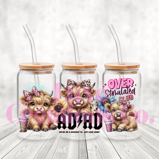 ADHD Overstimulated UV DTF Wrap (#253)