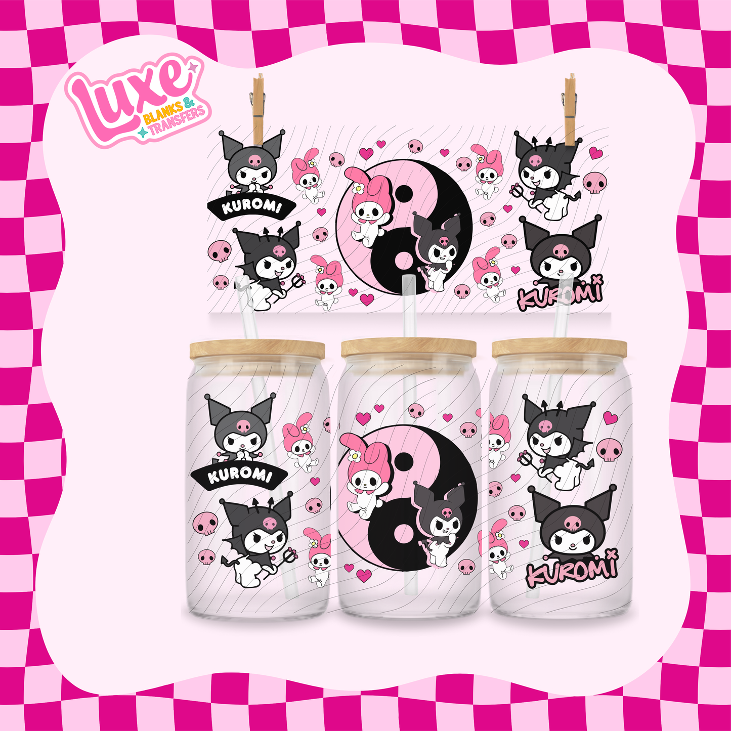 Ku/romi | 16oz UV DTF Wrap | #1645