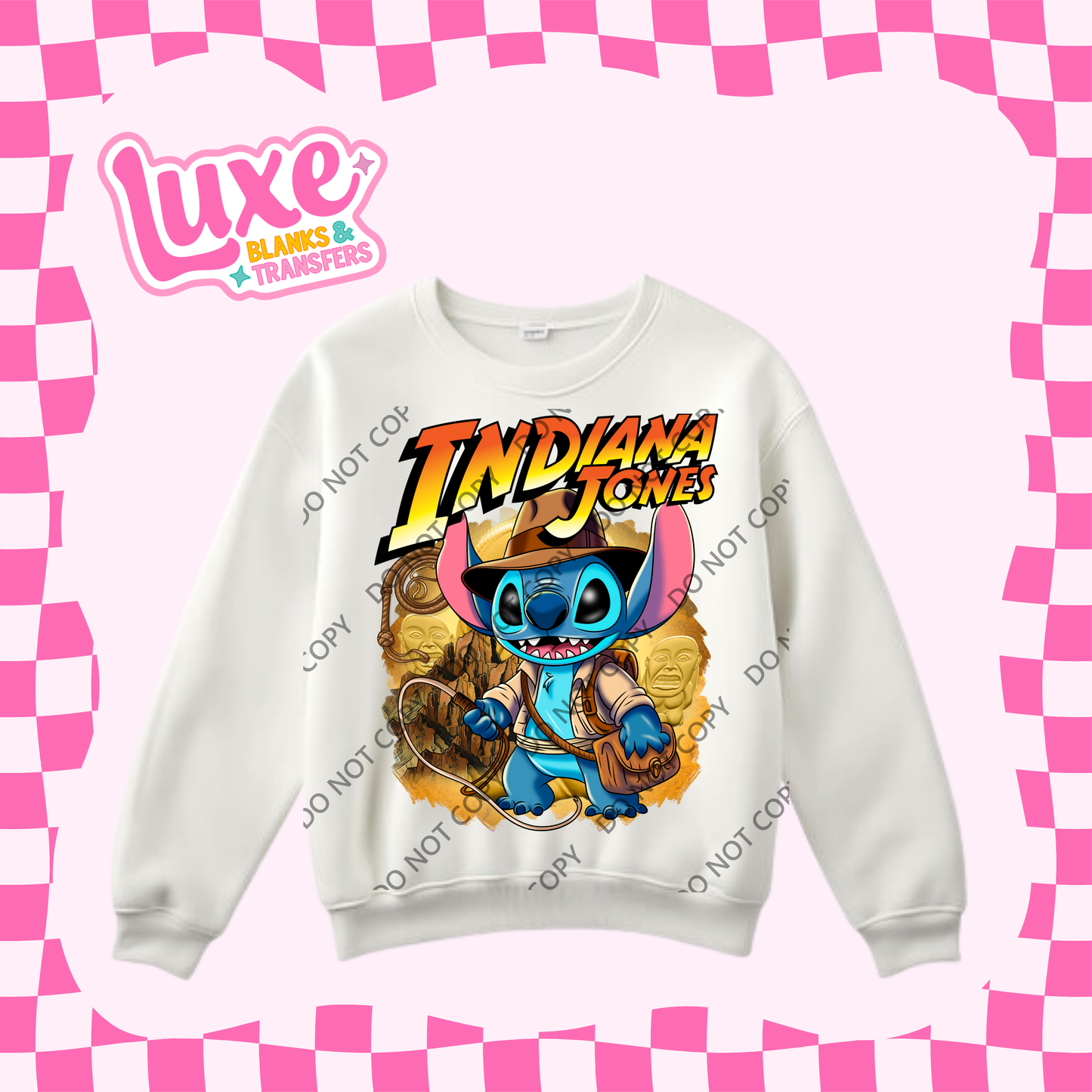 DTF Heat Transfer | Blue Alien X Jones | #328