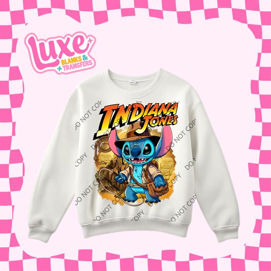 DTF Heat Transfer | Blue Alien X Jones | #328