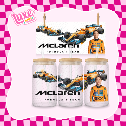 Oscar F1 McLaren | 16oz UV DTF Wrap | #1426
