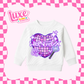 K-Pop Purple Heart | Kids DTF Heat Transfer | #122