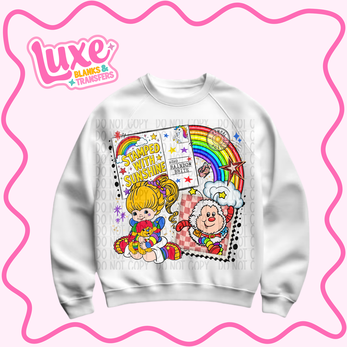 DTF Heat Transfer | Rainbow Polaroid | #1039