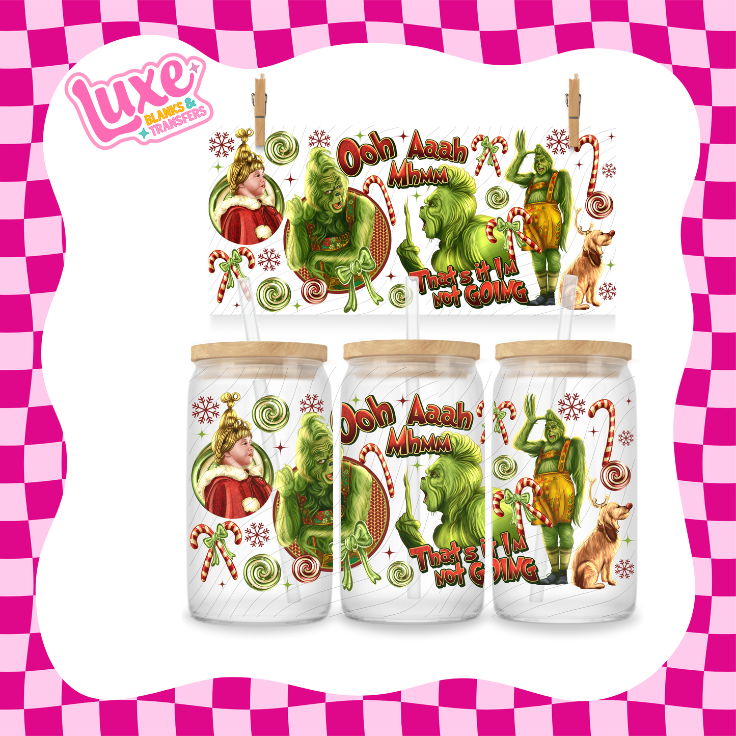 "Ooh Ahh" UV DTF Wrap (#929)