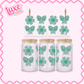 16oz UV DTF Wrap | Boujee Pattern Bow & Flower Teal | #3186