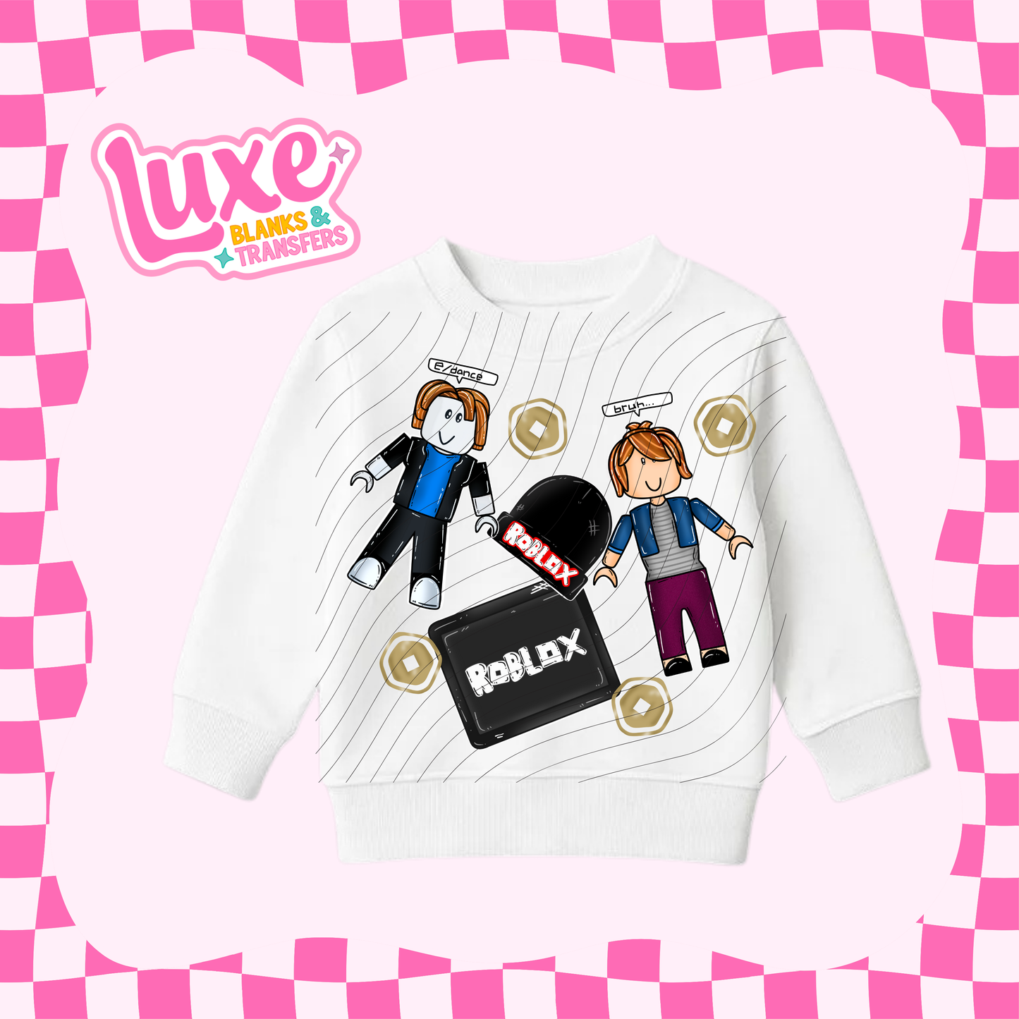 Blox Game | Kids DTF Heat Transfer | #126