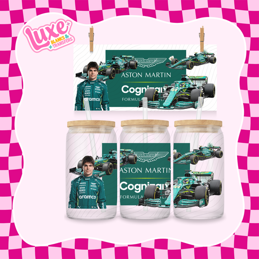 F1 Aston | 16oz UV DTF Wrap | #1431