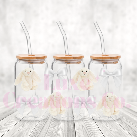 READY TO SHIP Jelly Bunny Cream UV DTF Wrap (#341)
