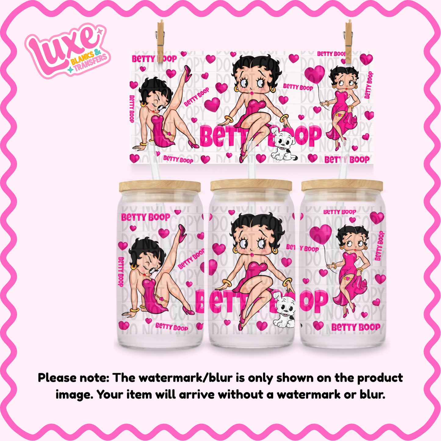 16oz UV DTF Wrap | Betty | #N202
