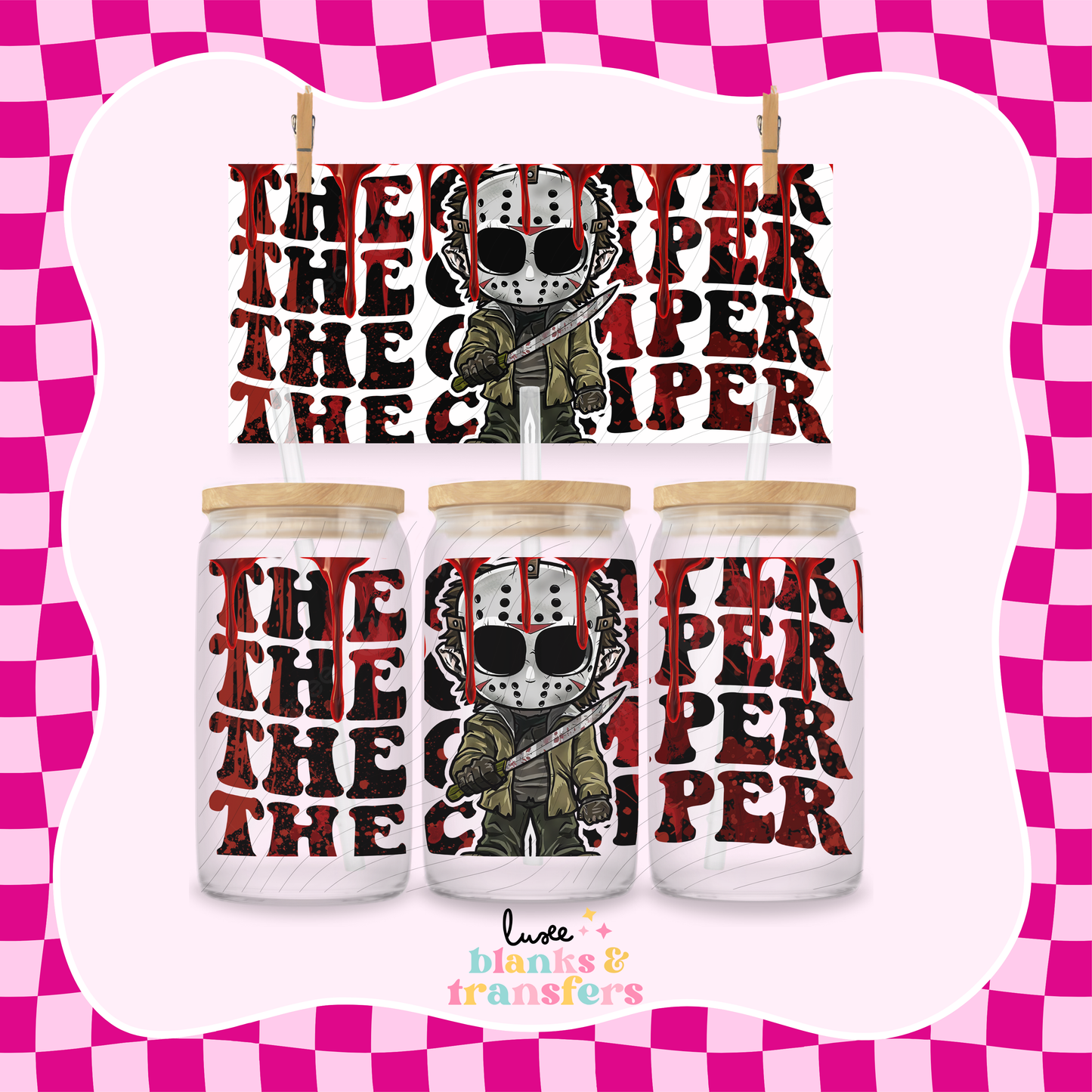 Horror Character UV DTF Wrap (#537)