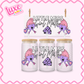 16oz UV DTF Wrap | Little Miss Girl Math | #3193