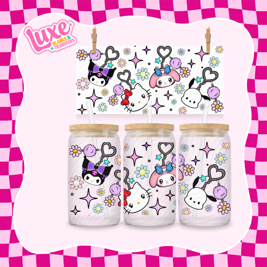 San.rio Keychains | 16oz UV DTF Wrap | #1435