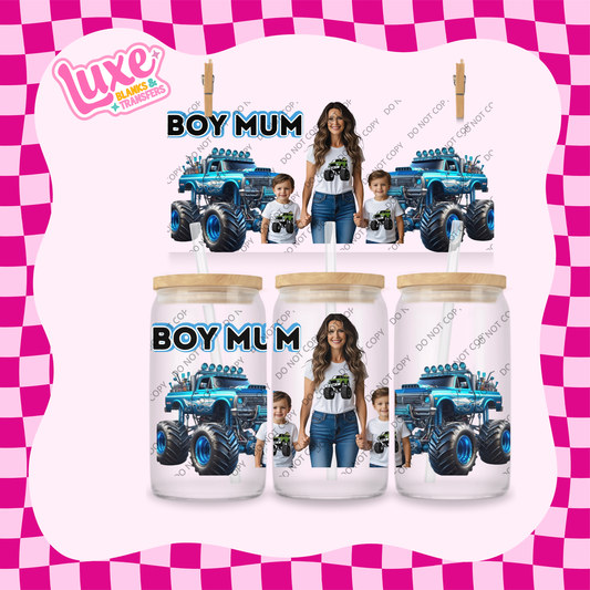 16oz UV DTF Wrap | Boy Mum | #1922