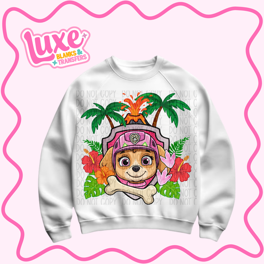 DTF Heat Transfer | Skye Floral | #1257