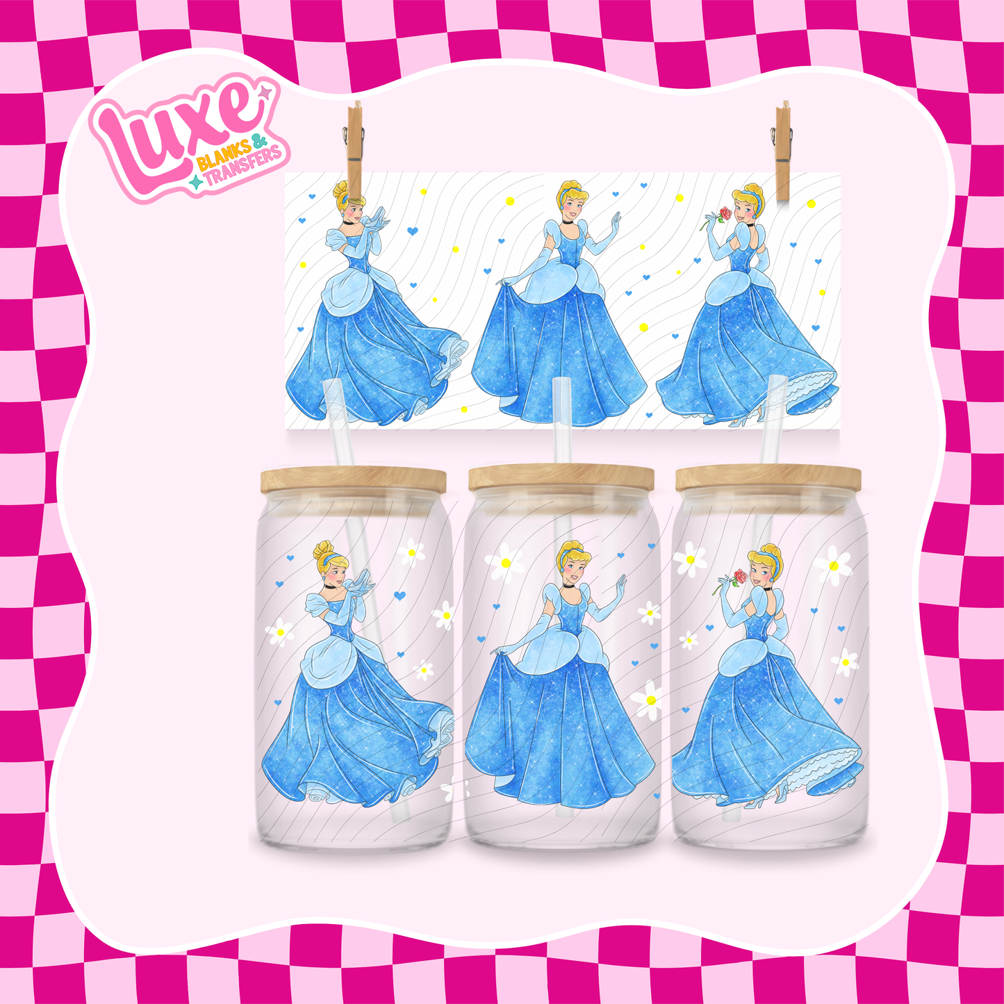 Cind Princess | 16oz UV DTF Wrap | #1437