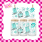 Howdy Honey Aqua UV DTF Wrap (#940)