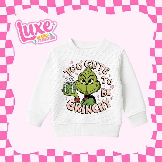 Too Cute Green | Kids DTF Heat Transfer | #137