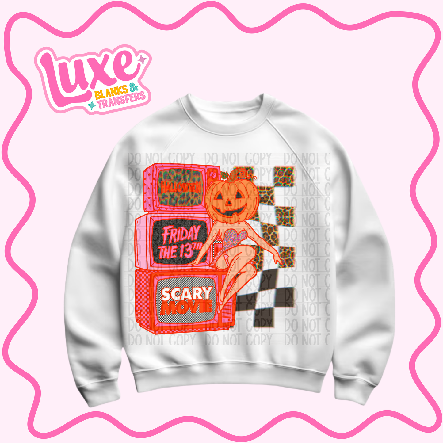 DTF Heat Transfer | Spooky TV | #1054