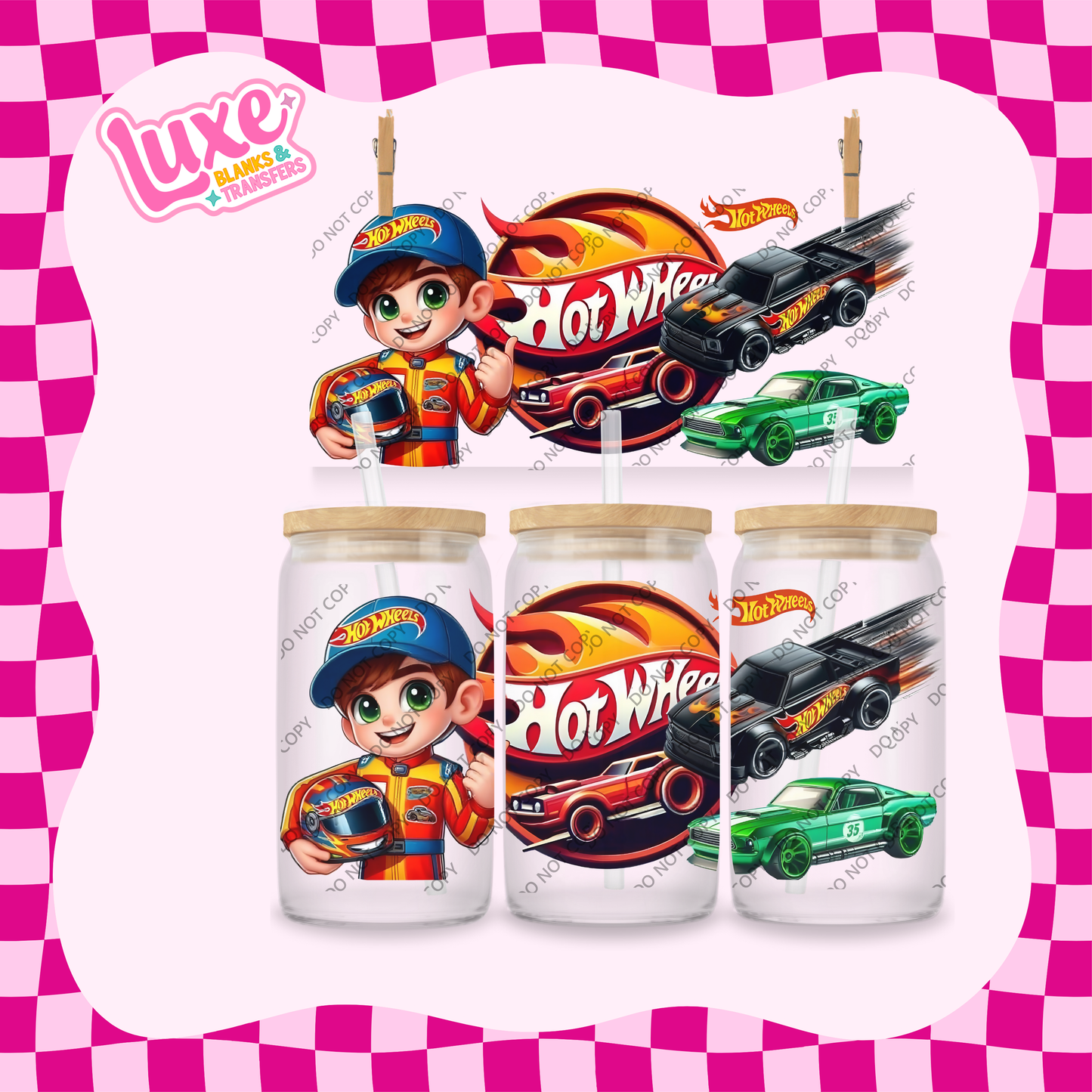 16oz UV DTF Wrap | Hot Wheel/z | #1930