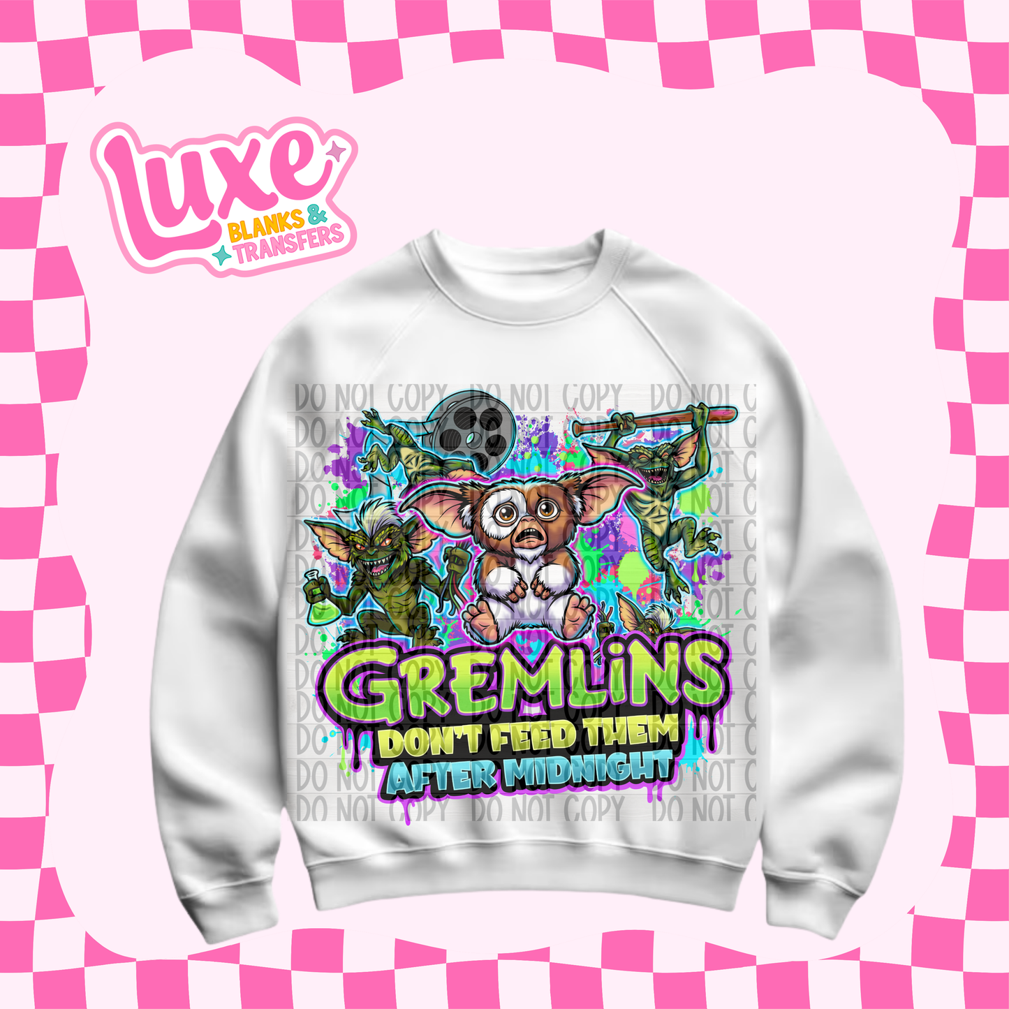 DTF Heat Transfer | Gremlins | #579