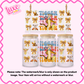 16oz UV DTF Wrap | Tiger Name Bows | #1553