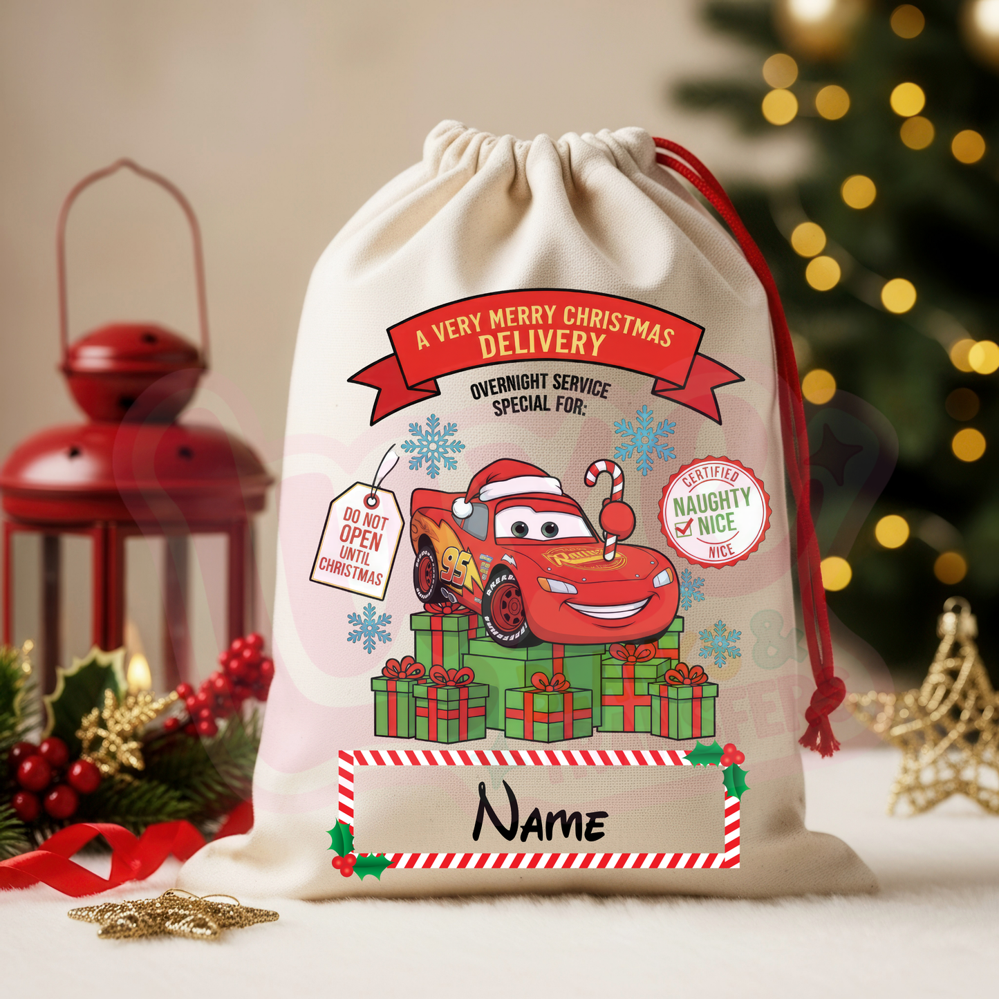 Car | Santa Sack DTF Heat Transfer | #31