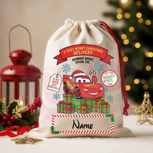 Car | Santa Sack DTF Heat Transfer | #31