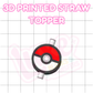 3D Printed Straw Topper | Poke