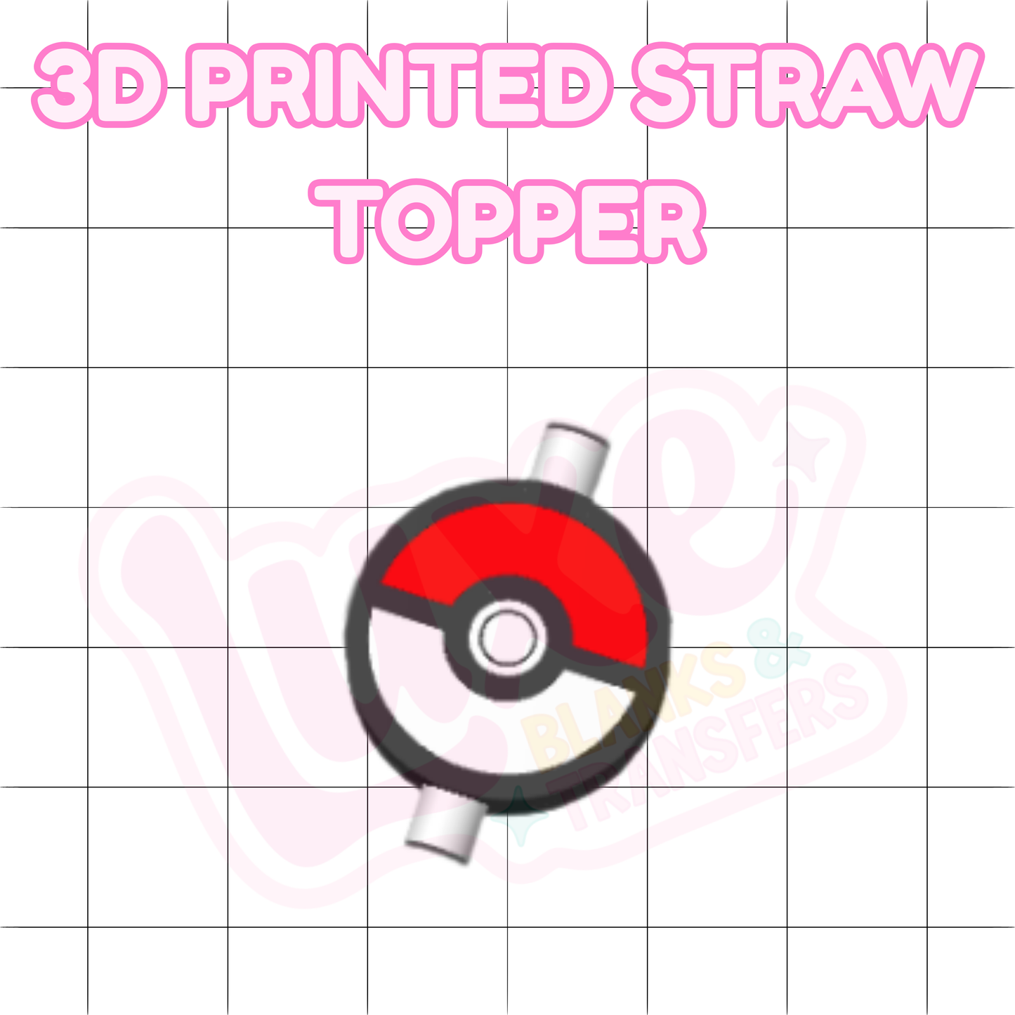 3D Printed Straw Topper | Poke