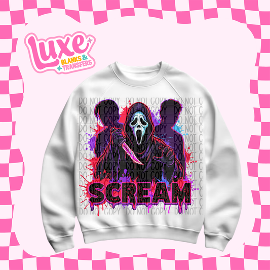 DTF Heat Transfer | Ghosty Scream | #581
