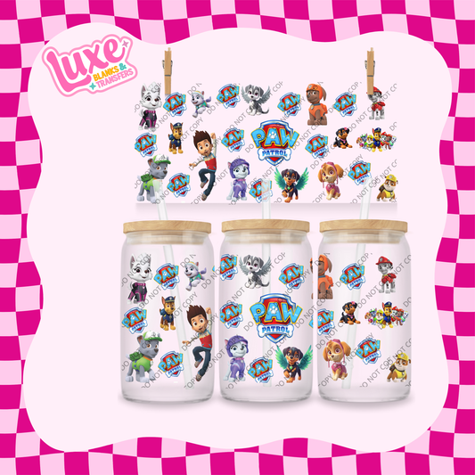 16oz UV DTF Wrap | Paw Kids Show | #1934