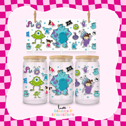 Monsters Sticker UV DTF Wrap (#551)