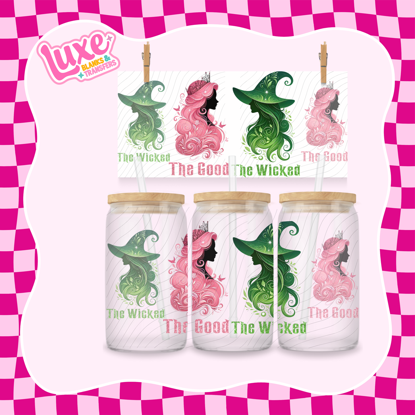 The Good The Wicked | 16oz UV DTF Wrap | #1447