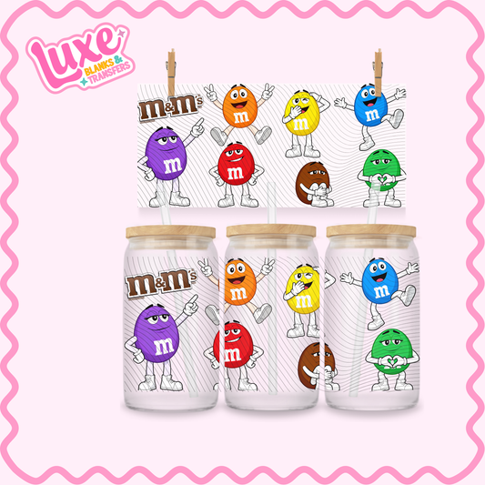 16oz UV DTF Wrap | M&m's 3 | #2724