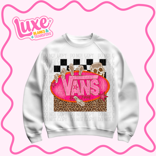 DTF Heat Transfer | Van/s Skull | #1059