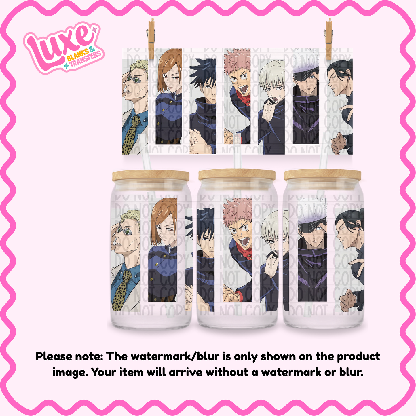 16oz UV DTF Wrap | Anime | #N219