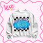 DTF Heat Transfer | Van/s Skull Blue | #1060