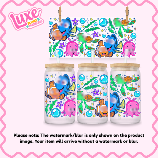 16oz UV DTF Wrap | Fish | #3697