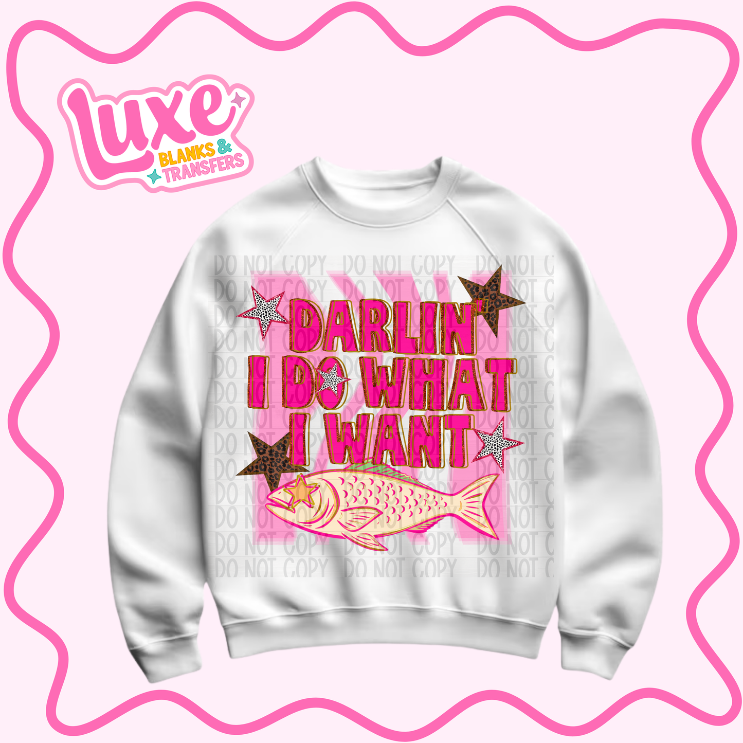 DTF Heat Transfer | Darlin' | #1064
