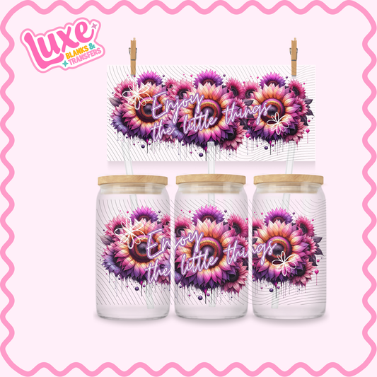 16oz UV DTF Wrap | Enjoy The Little Things | #3213