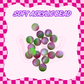 Round Acrylic Bead | Ombre Watermelon