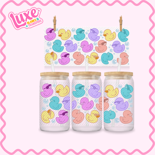 16oz UV DTF Wrap | Rubber Duck | #3216