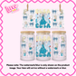 16oz UV DTF Wrap | Ice Princ3ss Name Bows | #1579