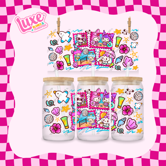 16oz UV DTF Wrap | San.rio Summer | #1948