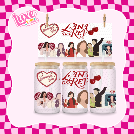 Lana DR Singer | 16oz UV DTF Wrap | #1462