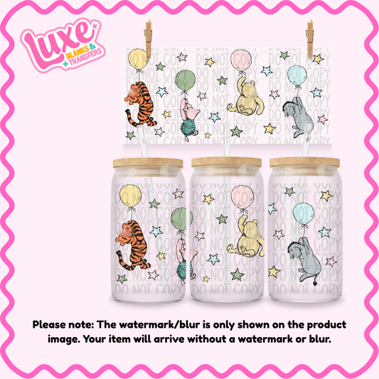 16oz UV DTF Wrap | W1n Friends Balloons | #3708